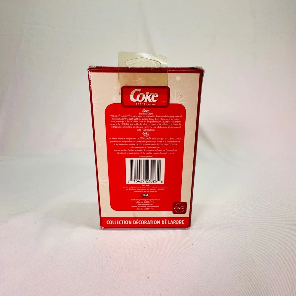 Vintage Coca-Cola Trim-A-Tree Collection 5 Piece Ornament Set Polar Bear Snowman